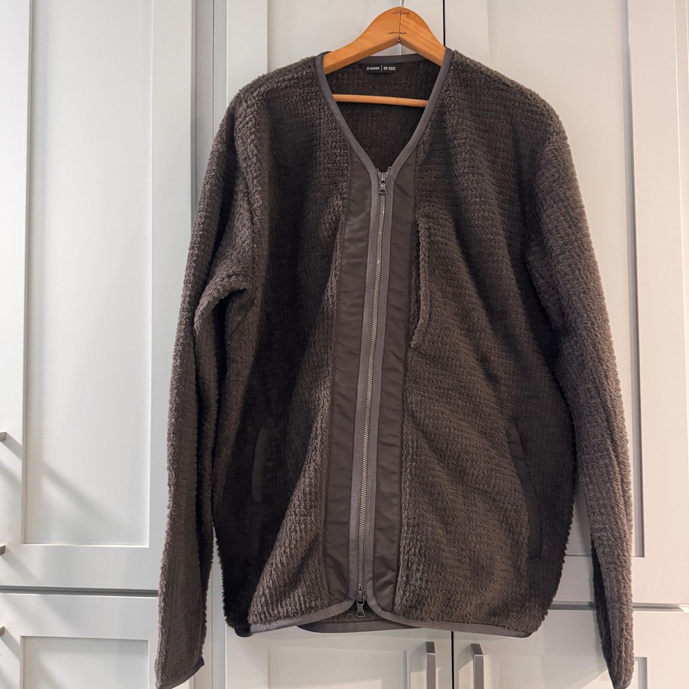 HAVEN Ridge Liner Polartec Alpha Fleece Jacket Grey Canada Mens Size 3-Large - Picture 2 of 9